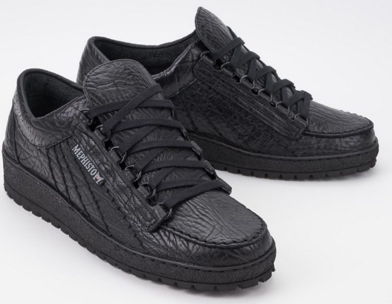 Mephisto RAINBOW heren veterschoen zwart leer
